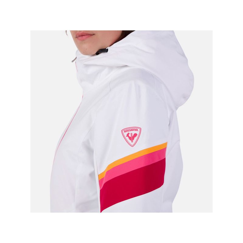 Rossignol W Strawpile Jkt Jacket White Rossignol