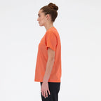 New Balance S/S Script Tee Gfr W T-shirt WT41909GFR Clothing/Lifestyle/T-shirts/New Balance New Balance