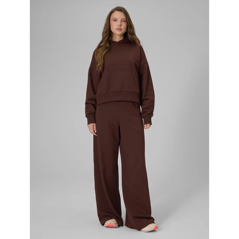 Women's regular hooded sweatshirt 4F 4FRSS26TSWSF2926-80S