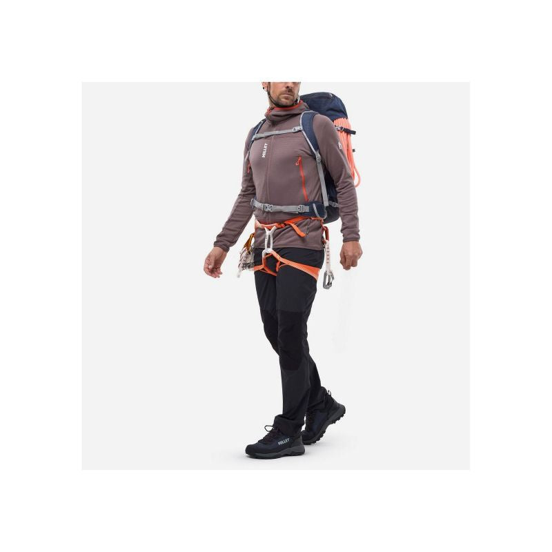 MILLET Fusion Grid Hoodie M Purple Plum