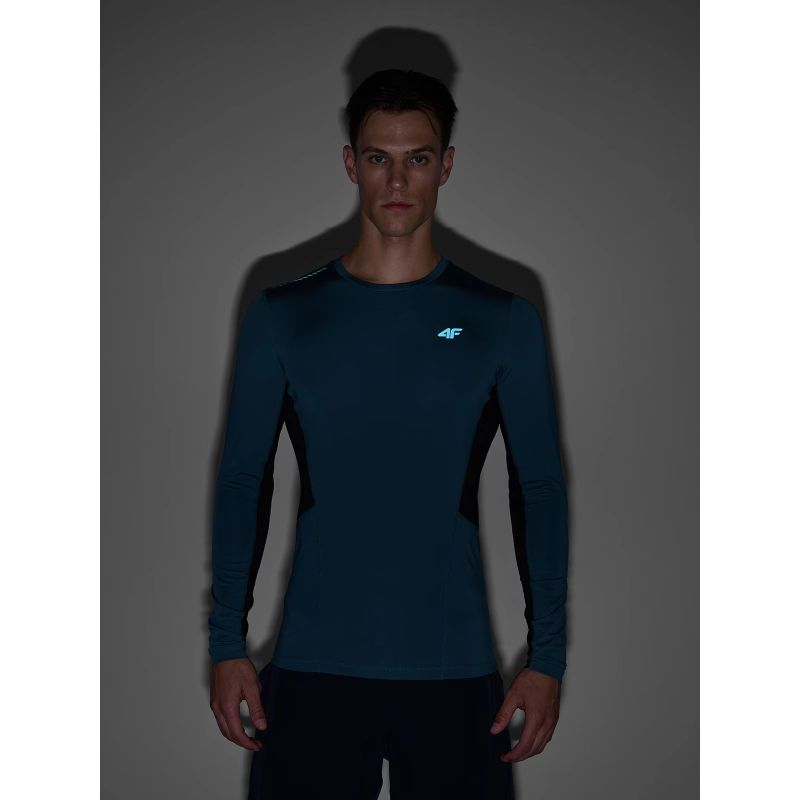 Men's quick-drying running longsleeve 4F 4FWAW24TFLOM252-40S *Kategoria tymczasowa Your Sports Performance