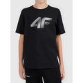Boy's cotton T-shirt with 4F logo 4FJWMM00TTSHM3604-20S