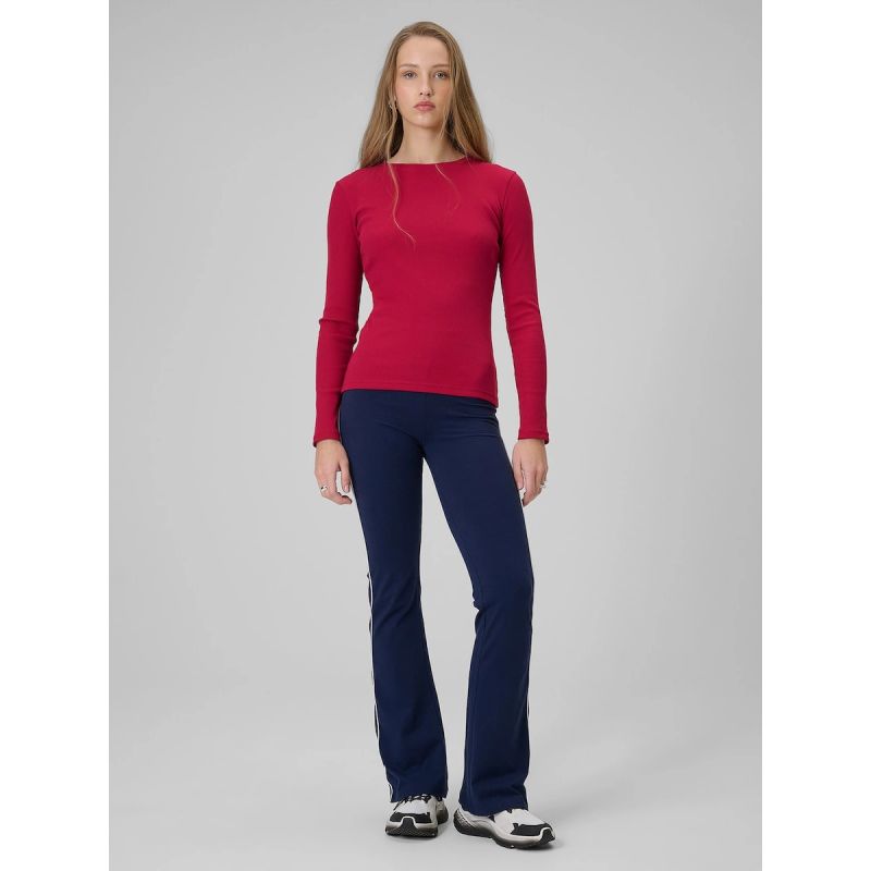 Women's long sleeve slim ribbed knit 4F 4FRAW25TLONF656-53S 4f