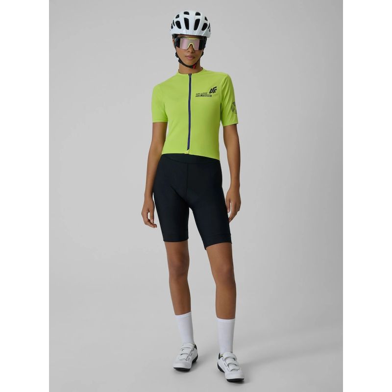 Women's cycling jersey with UPF50+ filter 4F 4FRSS26TFTSF2454-45S