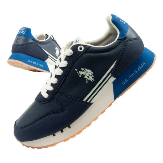 US Polo Assn sports shoes sneakers men's fashionable comfortable blue Your Sports Performance