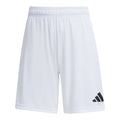 adidas Entrada 26 Kids' Shorts, White JZ6526