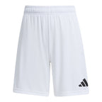 adidas Entrada 26 Kids' Shorts, White JZ6526