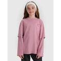 Oversized longsleeve with print for girls 4F 4FJRAW25TLONF543-54S 4f