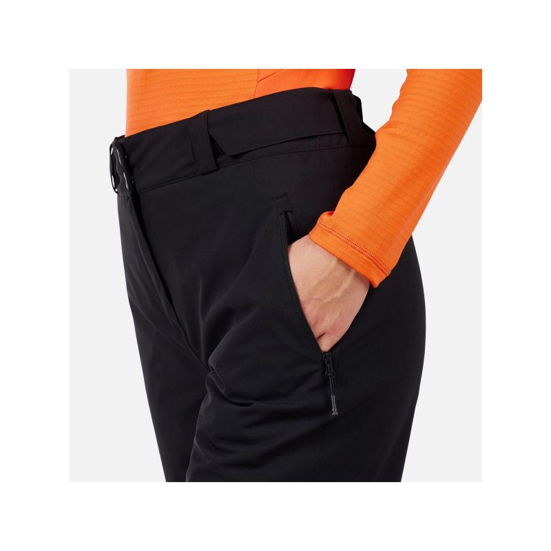 Women's ROSSIGNOL W Strawpile Insulated Pant ski trousers, black