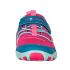 Trollkids Skaland Barefoot Hiker Shoes Bright Pink/Marsh Blue/Aquamarine Mist