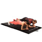 Folding gymnastics mattress black 2400x1200x50mm HMS MGS01 In preparation Your Sports Performance