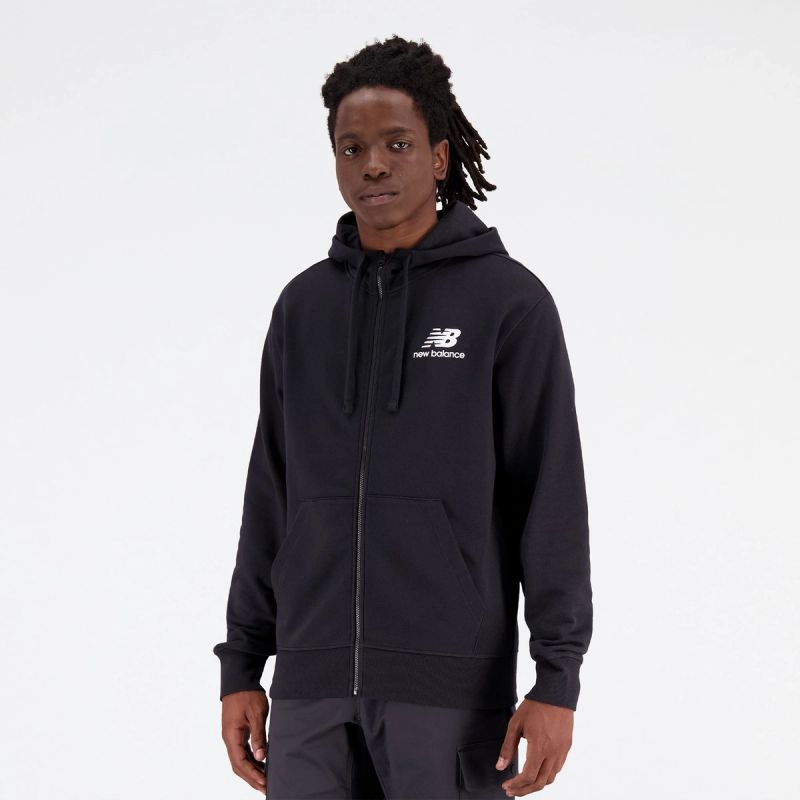 New Balance Essentials Stacked Logo Fren BK M MJ31536BK sweatshirt Clothing/Lifestyle/New Balance New Balance
