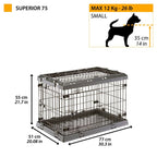 FERPLAST Superior 75 - dog cage - 77 x 51 x 55 cm Dla psa/Klatki i transportery (dla psów) Your Sports Performance