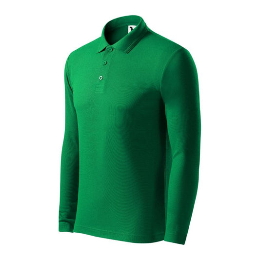 Malfini Pique Polo LS M MLI-22116 polo shirt grass green Clothing/Lifestyle/T-shirts/Malfini Malfini
