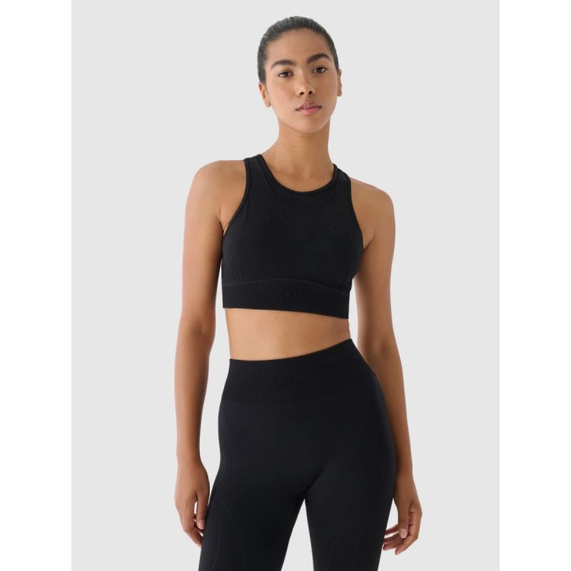 4F x Anna Lewandowska Seamless Medium Support Training Bra 4F 4FALSAW24USBAF169-20S *Kategoria tymczasowa Your Sports Performance