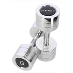 Chrome dumbbells 2x9 kg HMS CHD09 In preparation Your Sports Performance
