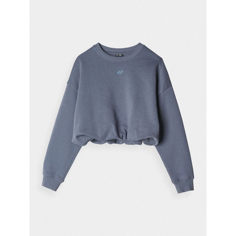 Girls' sweatshirt without a hood, 4F 4FJRSS24TSWSF1331-32S 4f