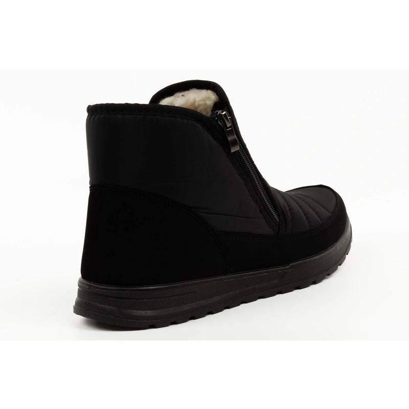 Progress Men’s Winter Boots, Snow Boots, Warm-Lined Fashion Ankle Boots with Zip