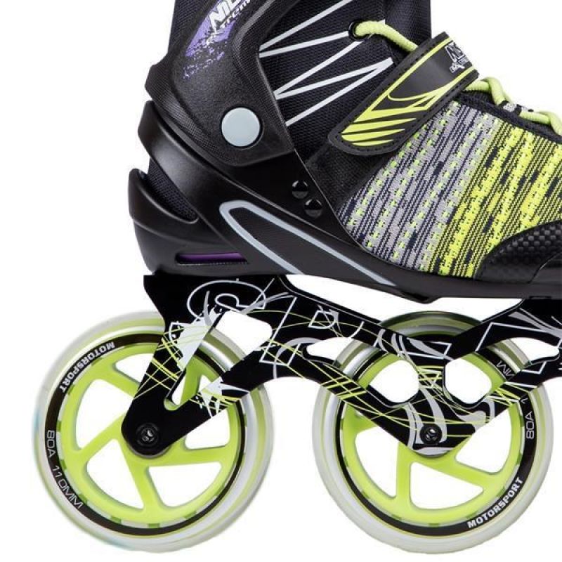 NILS Extreme NA1206 roller skates black and green size 40 Skating/Rolki, wrotki Your Sports Performance