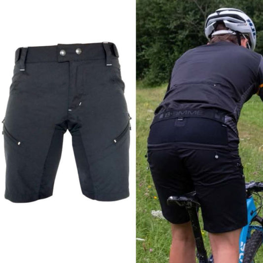 Biemme Bermuda Shorts FREERIDE Black XXL In preparation Your Sports Performance