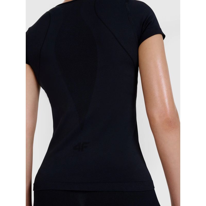 Women's quick-drying yoga and pilates t-shirt 4F 4FWSS25TFTSF1270-20S 4f