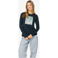 Women’s SUPER.NATURAL W SKI JUMP LS Long-Sleeve Shirt Navy