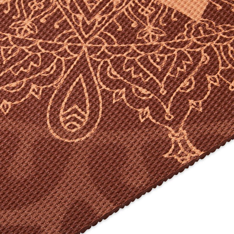 Go Jogi Gaiam Intense Rust Sundial Layers 5mm 65738 mat Accessories/Training equipment Your Sports Performance