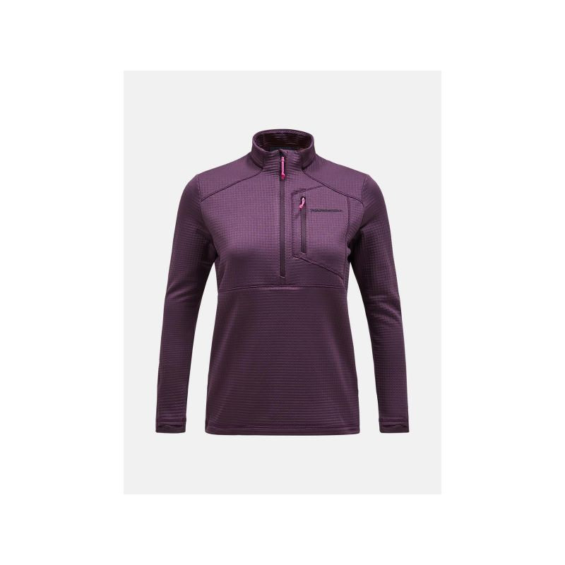 Peak Performance W Trail Polartec Half Zip Purple Sweatshirt Import z PMSport Your Sports Performance