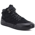 Men's high-top sneakers, insulated, black, Big Star UU174305