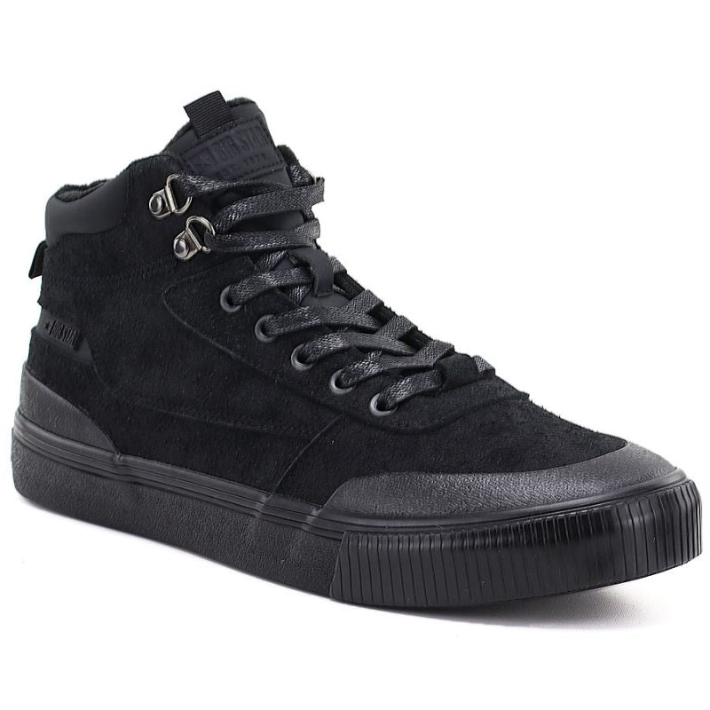 Men's high-top sneakers, insulated, black, Big Star UU174305
