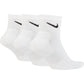 Nike Value Cotton Quarter socks 3 pairs M SX4926 101 Clothing/Lifestyle/Socks/Nike Nike