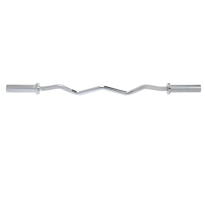 Olympic bar 120cm with clamps lock jaw blac GOL160