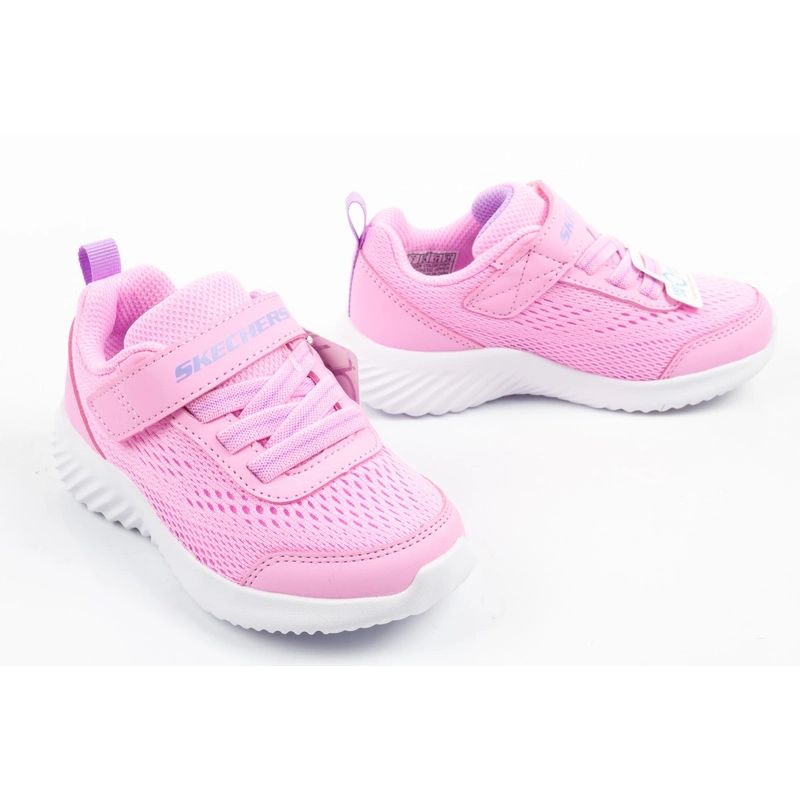 Skechers Bounder Pink Velcro Baby Sports Shoes