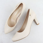 Women's nude high heel pumps Sergio Leone 1459 Footwear Your Sports Performance