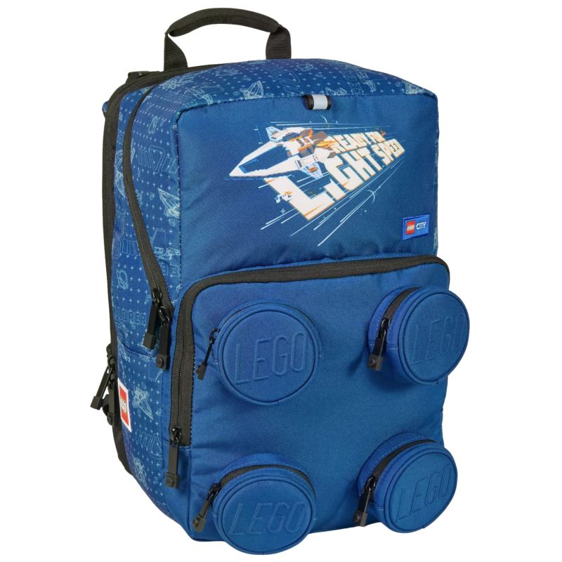 LEGO City Petersen School Backpack 20209-2505 Blue One size In preparation Your Sports Performance