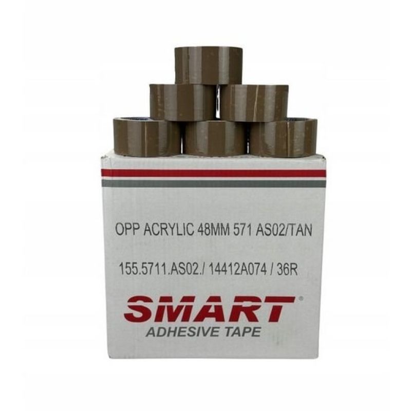 BSTech Acrylic Packing Tape 48*60m brown carton 36pcs Artykuły pakowe/Taśmy pakowe Your Sports Performance