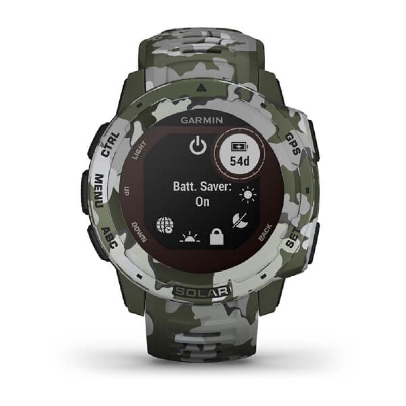 Garmin Instinct Solar Camo Watch Green (010-02293-06) Akcesoria sportowe i turystyczne/Zegarki sportowe Your Sports Performance