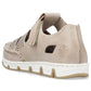 Rieker W RKR651 beige leather openwork shoes with velcro Footwear/Lifestyle/Rieker Your Sports Performance