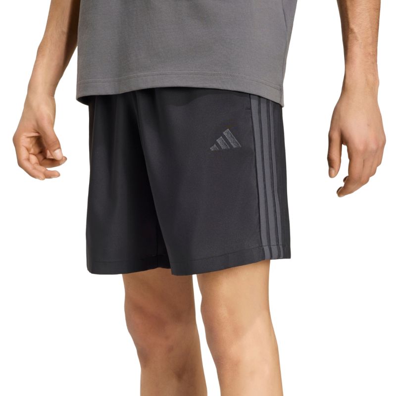 Men's adidas Essentials 3-Stripes Chelsea Lite Woven Shorts Black KY4148