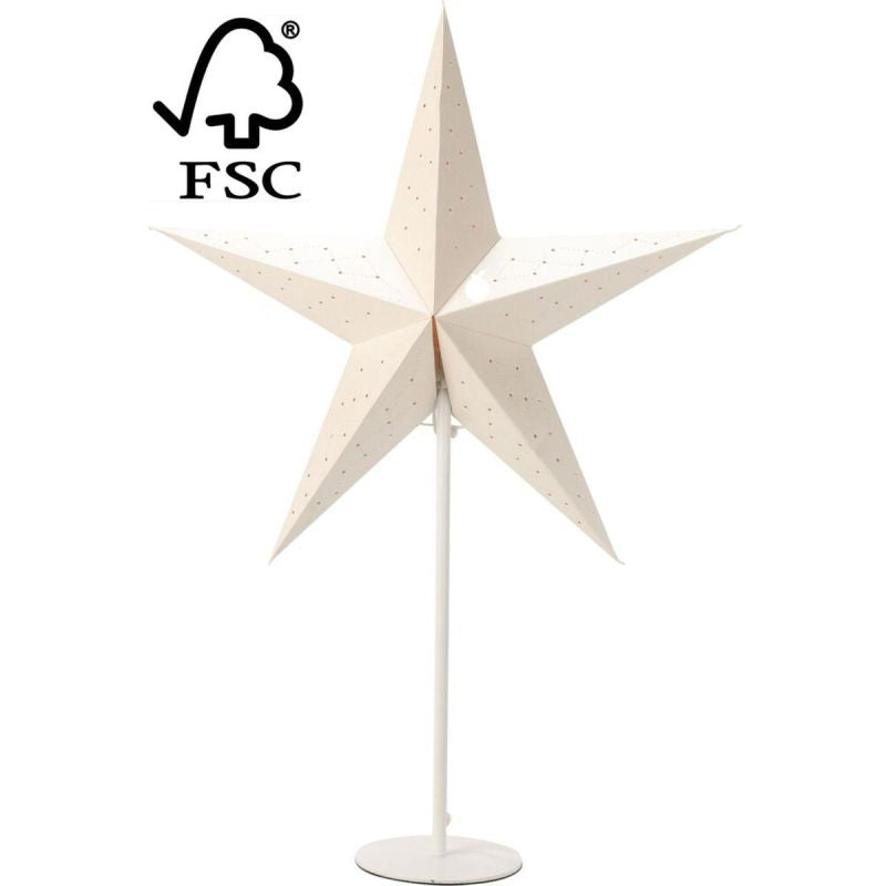 DECORATIVE ADVENT STAR LAMP STANDING LED 45CM WHITE Home and Garden/Equipment Your Sports Performance