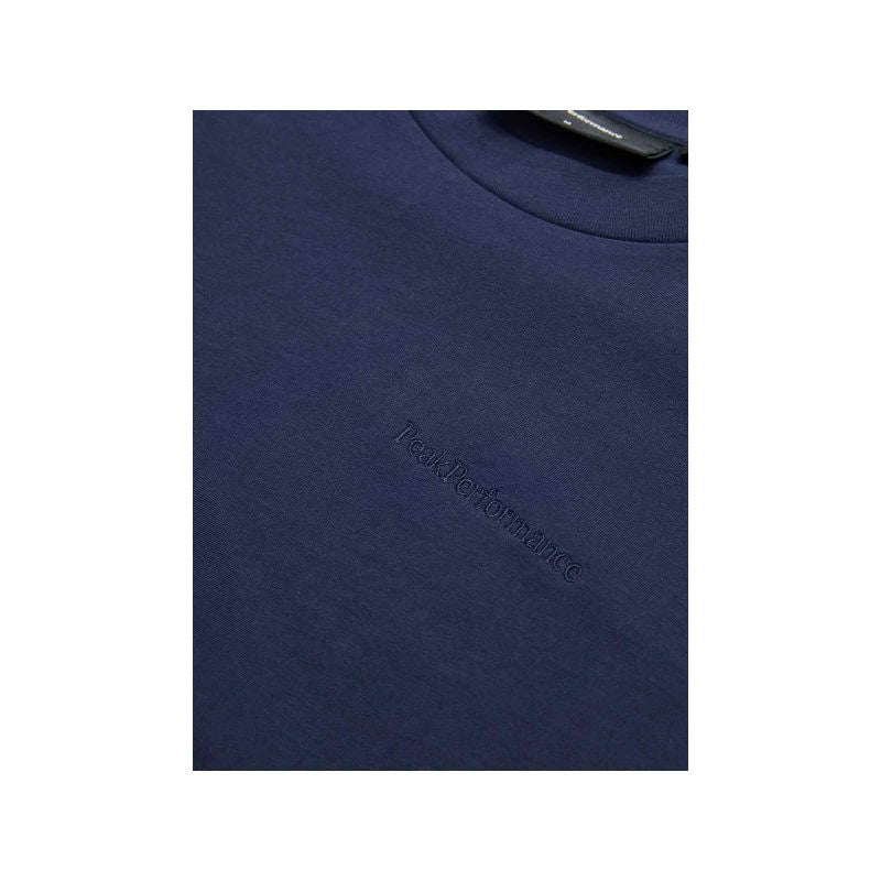 Peak Performance M Original Small Logo Tee Blue
