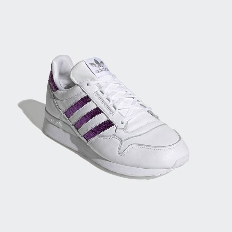 Adidas Originals ZX 500 Cloud White/Shock Purple women's shoes - G55663 Obuwie/Buty do koszykówki męskie/Adidas Your Sports Performance