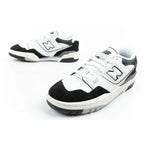 New Balance 550 youth sports shoes sneakers leather fashionable black white New Balance