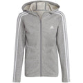 adidas Essentials 3-Stripes Full-Zip Hoodie Jr IC3635 Clothing/Lifestyle Adidas