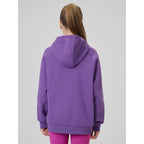 Girls' loose sweatshirt with hood 4F 4FJRSS26TSWSF3040-50S 4f