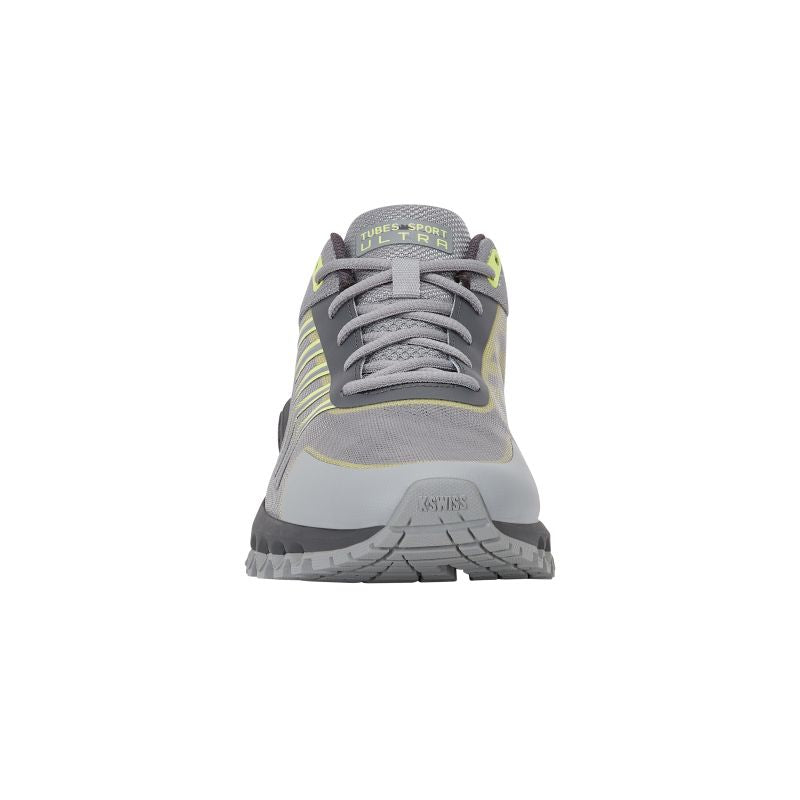 K-Swiss TUBES SPORT ULTRA ULTIMATE GRAY/ASPHALT/SLIME GREEN-M (08913-062-M)