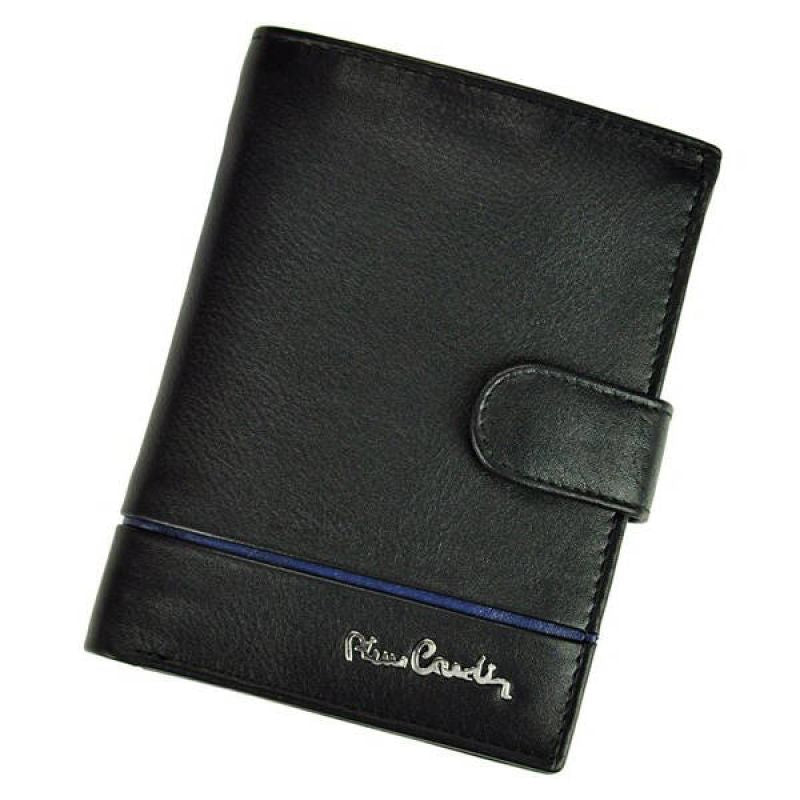 Pierre Cardin Men's Leather Wallet Vertical Zipper - 326A-TILAK15 Akcesoria i sprzęt koszykarski/Torby i plecaki Your Sports Performance