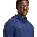 Men's adidas Tiro 26 Travel Windbreaker Jacket Navy Blue KD3334