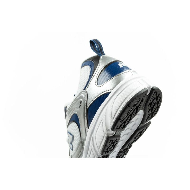 New Balance 408 men's sports shoes sneakers fashionable comfortable white silver
