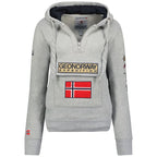 Geographical Norway 3/4 Gymclass Distri M WU1293H/GN B-Grey sweatshirt Clothing/Outdoor/Geographical Norway Your Sports Performance